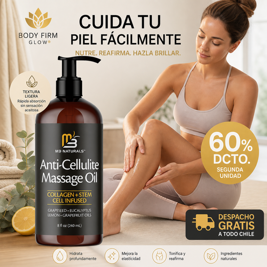BODY FIRM GLOW® ACEITE CORPORAL | ¡CUIDA TU PIEL FÁCILMENTE!
