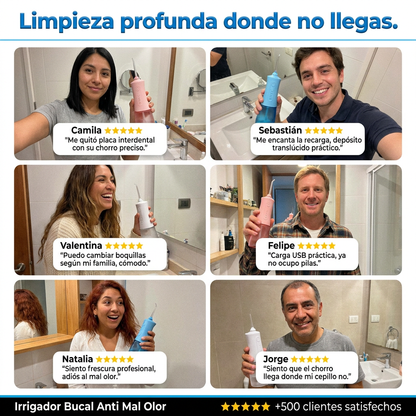 AquaFresh Pro — Irrigador Bucal Anti Mal Olor