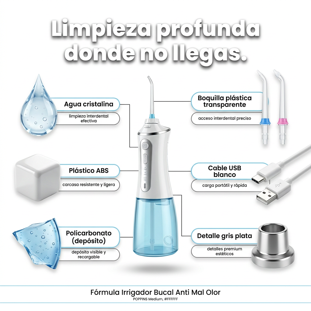 AquaFresh Pro — Irrigador Bucal Anti Mal Olor