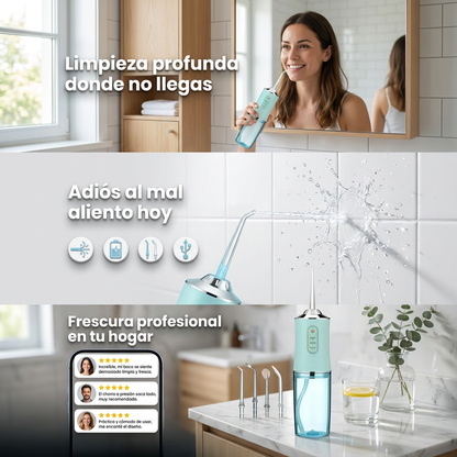 AquaFresh Pro — Irrigador Bucal Anti Mal Olor