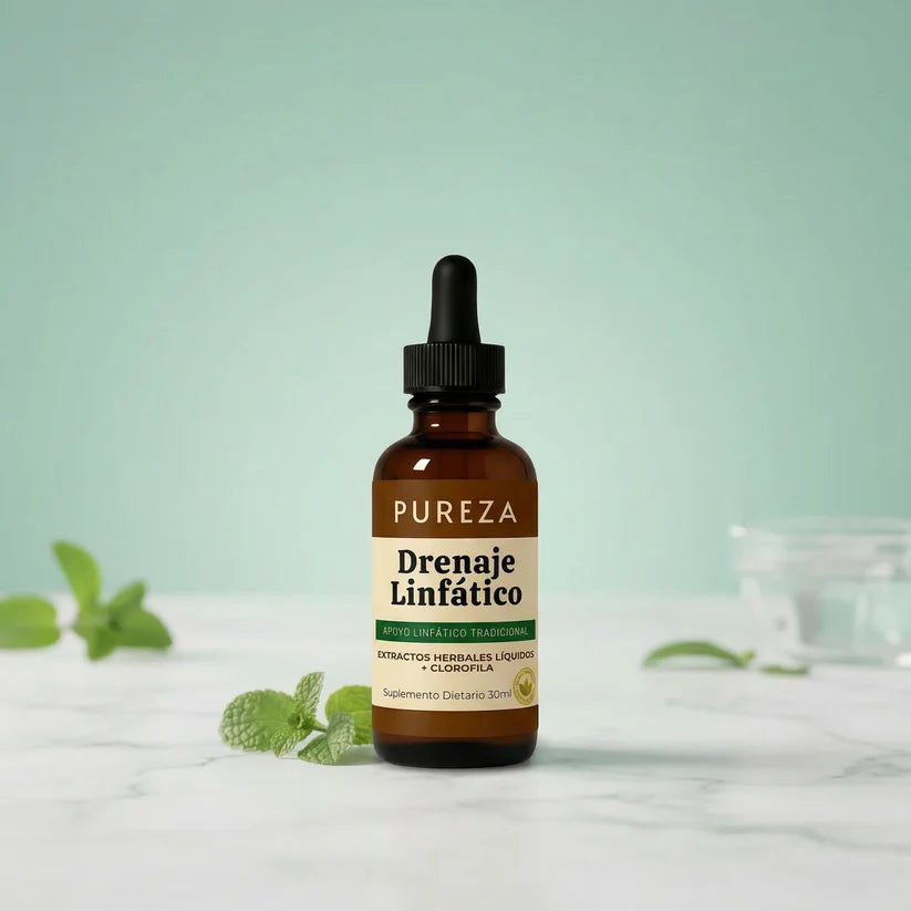PurezaDrops™ | Drena Naturalmente la Hinchazón del Rostro, Abdomen y Piernas